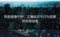 狗狗健康守护：正确就药与行为观察的实用指南